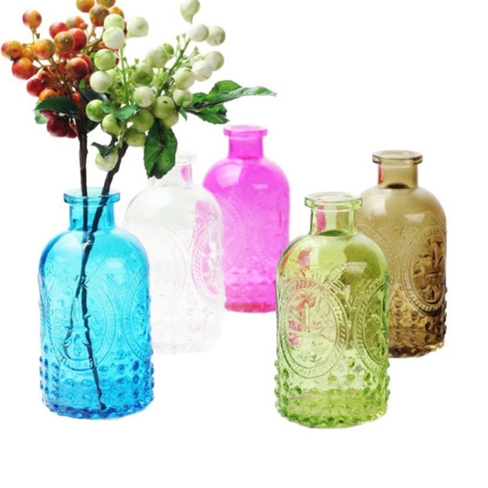 Colorful Glass green Vase